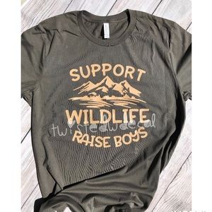 LAST ONE Support Wildlife Raise Boys T-shirt 💙